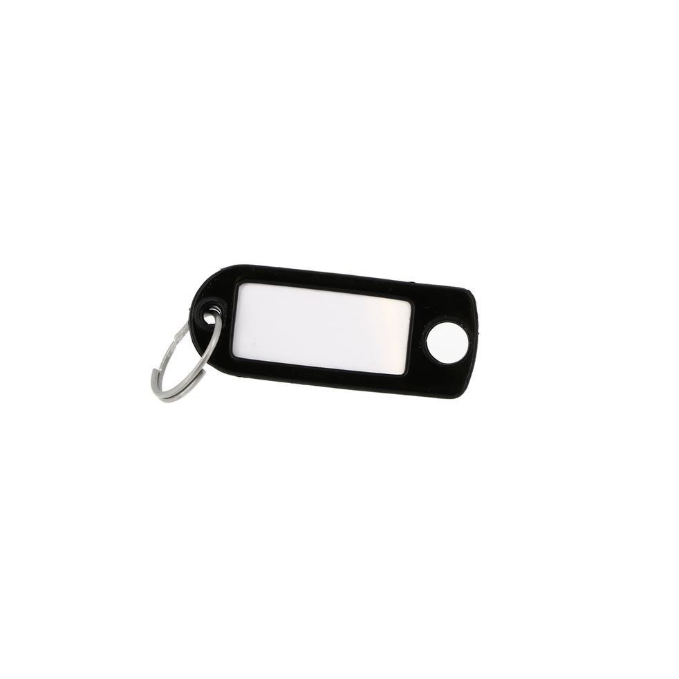 Porte clé plastique noir à fenêtre 