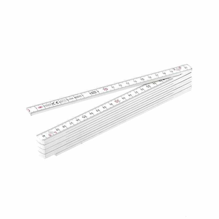 2m Pliant  blanc LONGLIFE - fibres de verre - 10 branches 