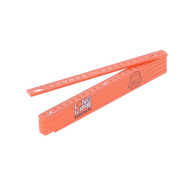 2m Pliant orange LONGLIFE -pour électricien - 10 branches 