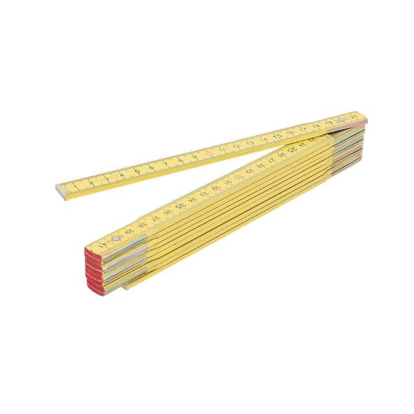 Double mètre - bois jaune - 2mx10 branches - qualité pro 
