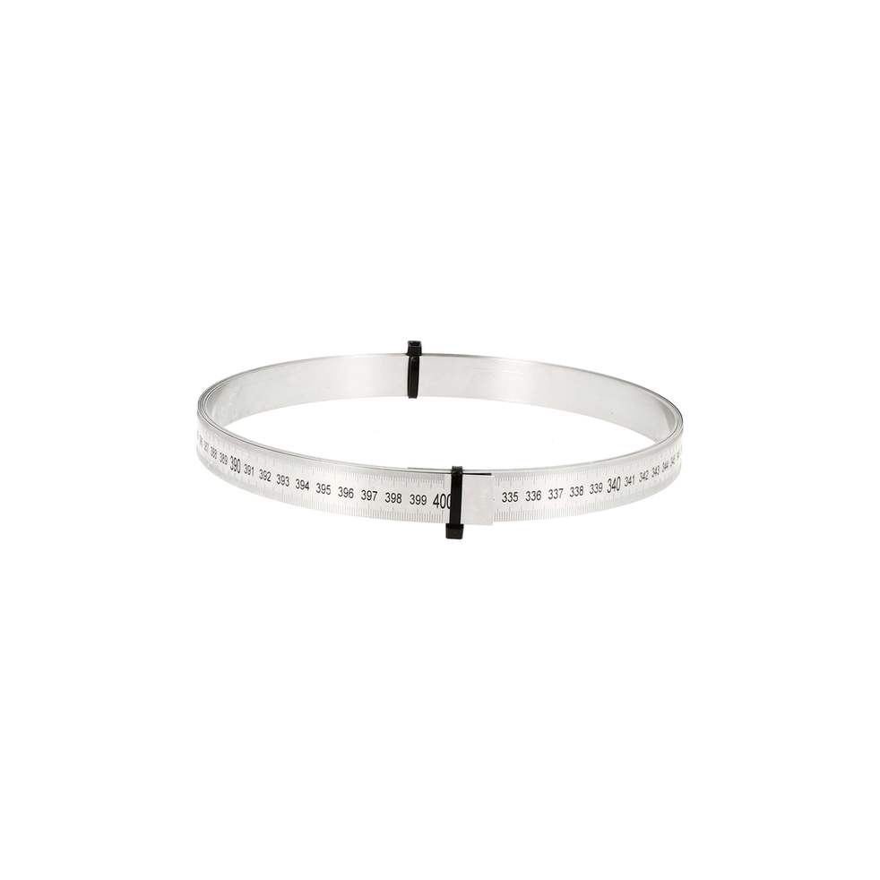 Réglet inox flexible lg.4000mm 20x1grad.1/2mm haut-mm bas 1 face