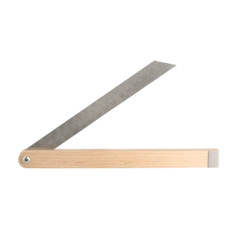 Fausse équerre de menuisier  - lg 300mmbois garni alu