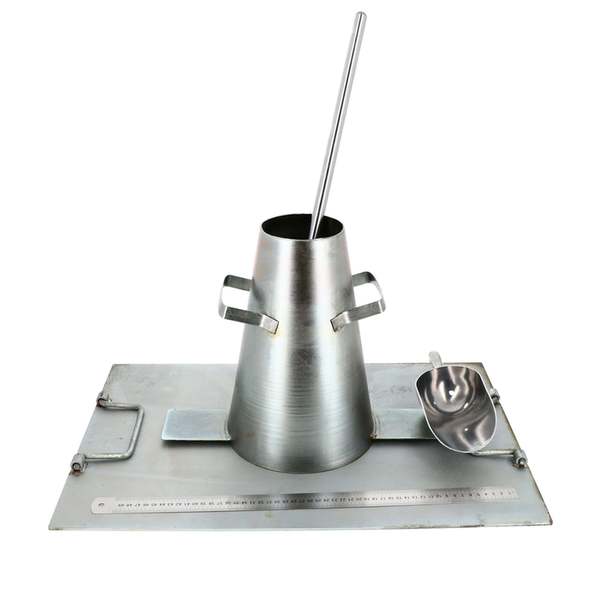 Cône d\'Abrams - acier galva.-cône200x100x300-base600x400 