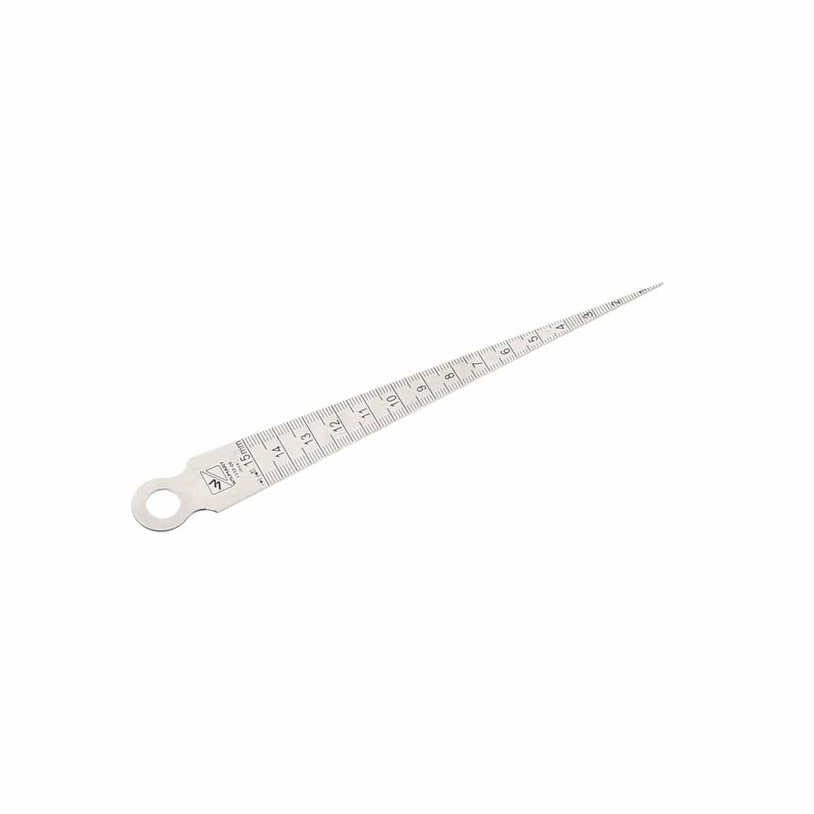 Jauge triangulaire d\'espace - capacité 15 mm - lg 150 mm