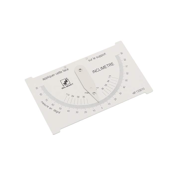Inclinomètre mesure de pente en ° et % - 135 * 83 * 1.5mm