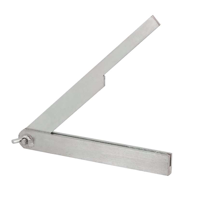 Fausse équerre mécanicien avec papillonlg 150mm