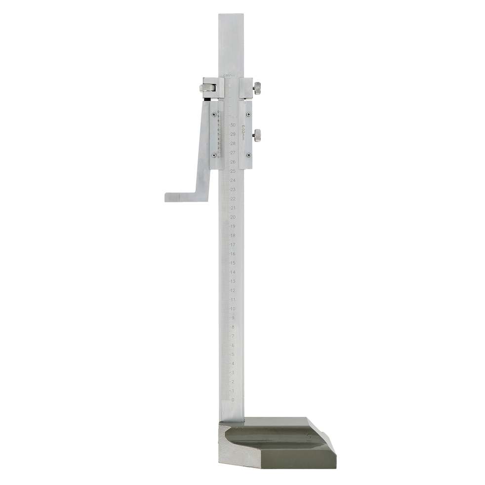 Trusquin vernier 1/50  - lg 300mm -  règle acier chromé graduée 