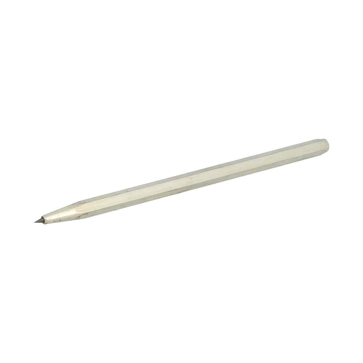 Pointe à tracer carbure lg 180 mm - 6 pans de 8 - cadmié - dia. 8mm