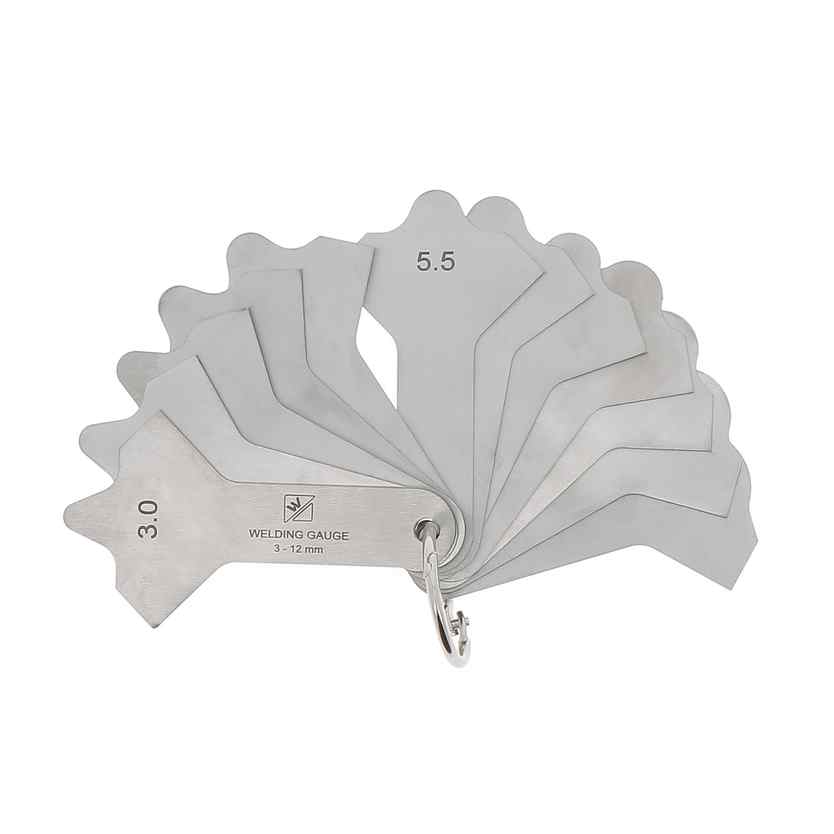 Jauge pour soudeurs en forme d\'éventail de 3 à 12mm