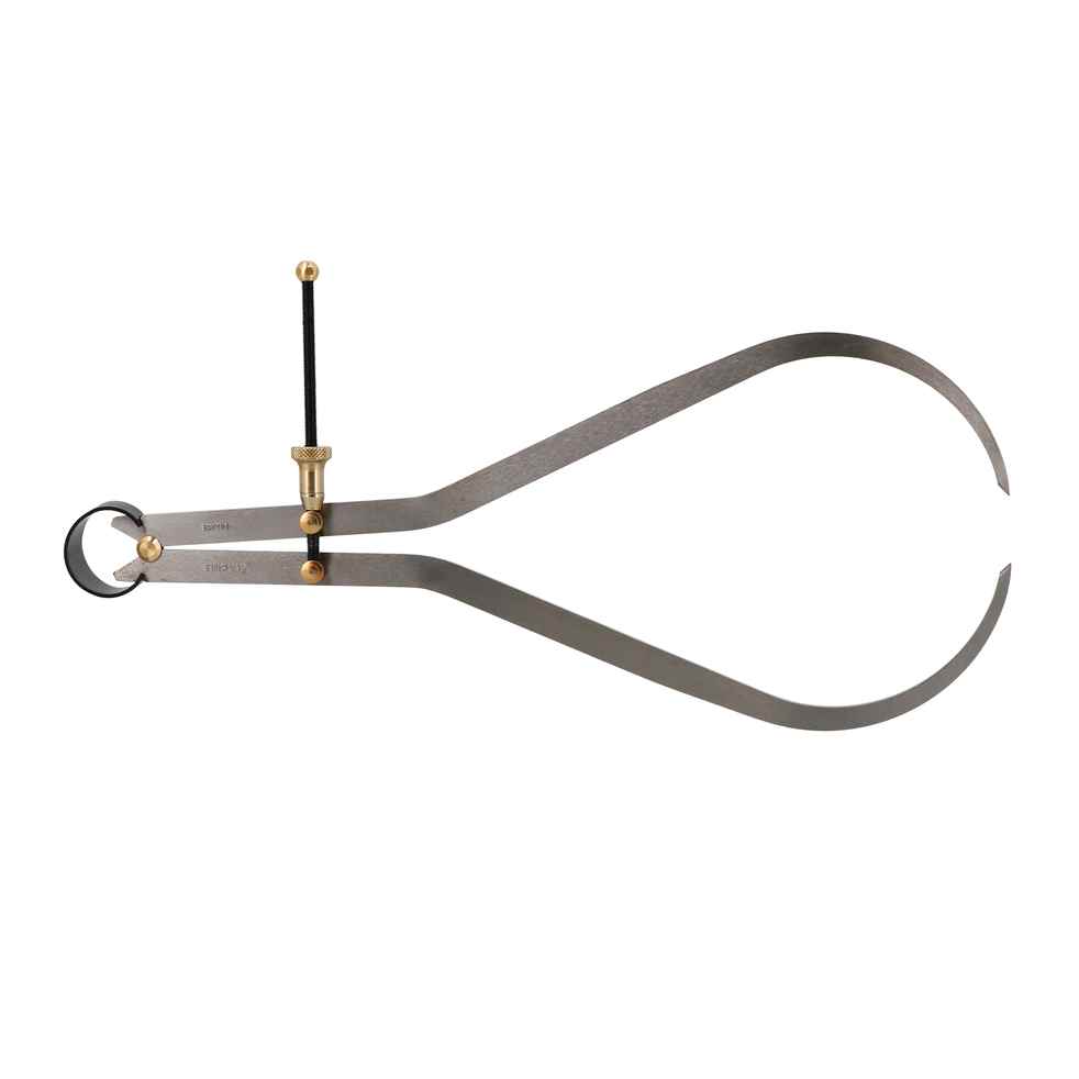 Compas d\'épaisseur à ressorts acier - lg300mm - pointes sèches 