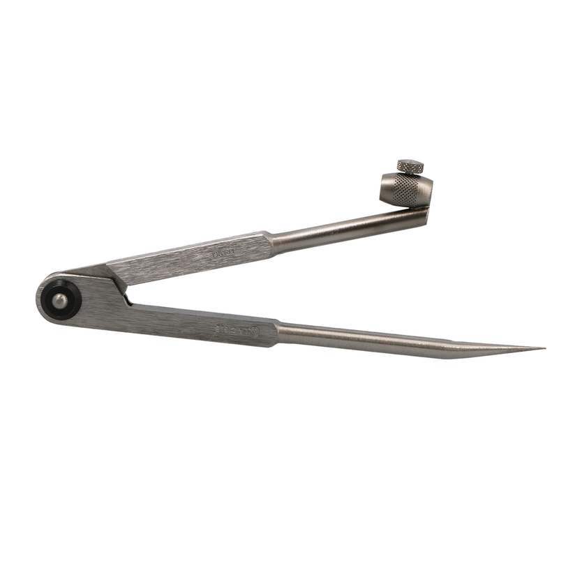 Compas à charnière  porte crayon acier -lg 190mm