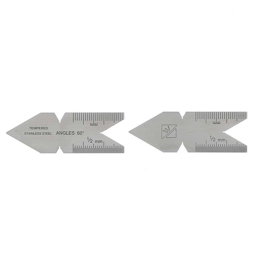 Calibre de filetage acier angle 60° long.65mm 