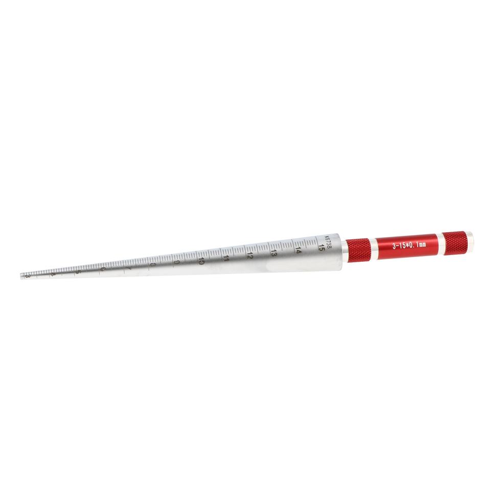 Calibre de tolérance conique - cap 4 à 15 mm - précision 1/10 