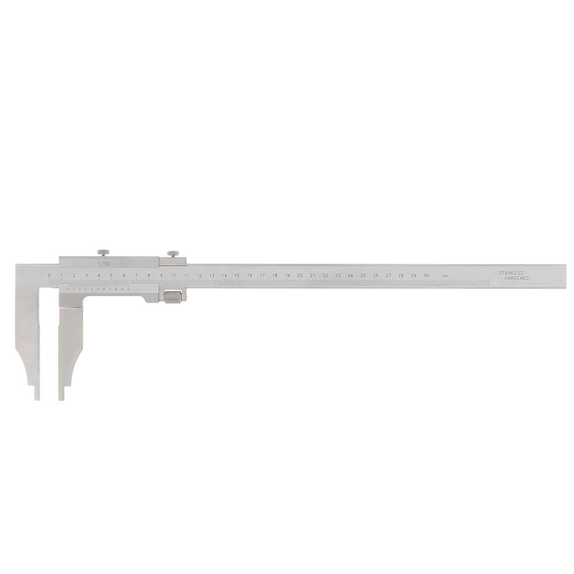 Pac Inox -1/50-cap 300mm- bec90-verniermonobloc-Réglage fin-Coffret 