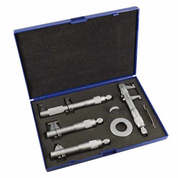 Coffret de 4 Micromètres d\'intérieur 1/100 - cap 5 - 100 mm