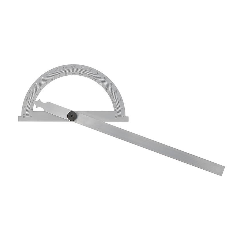Rapporteur d\'angle grand secteur Ø200 règle lg300mm