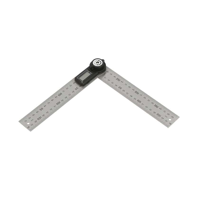 Rapporteur d\'angle digital 200mm - règle inox gravée