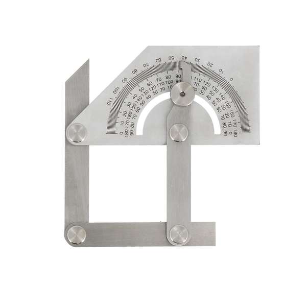 Rapporteur d\'angle multi fonction- Acier chromé