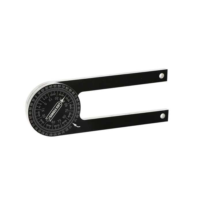 Rapporteur d\'angle Alu  lg 175 mm noir