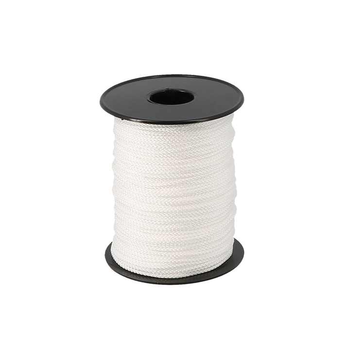 Cordeau Ø 2 mm PP blanc tressé - 100m 
