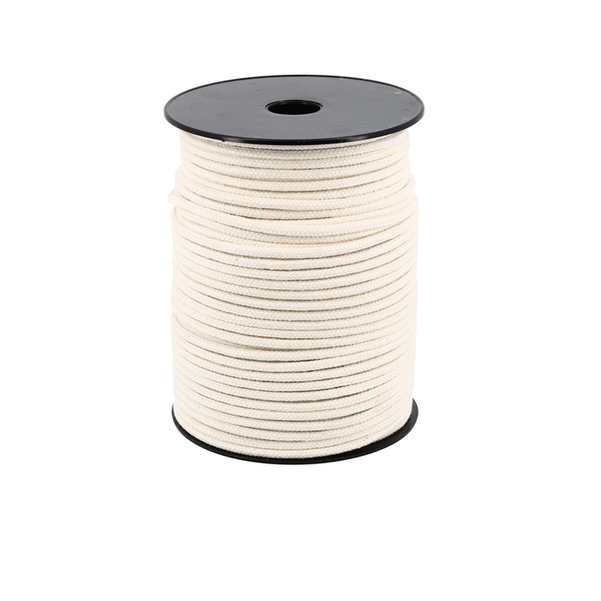 Cordeau coton  Ø 4 mm  - tressé100m 
