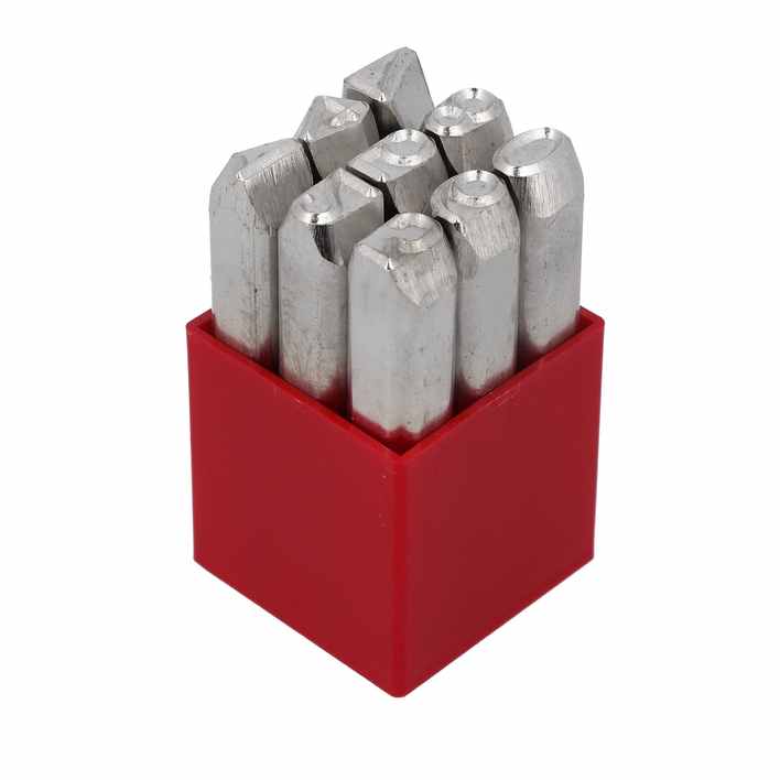 Jeu de chiffres àFRapper endroit  - hauteur 12mm
