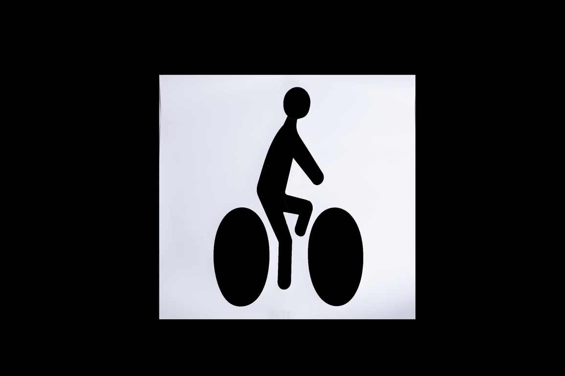 pochoir cycliste 600 - 59N