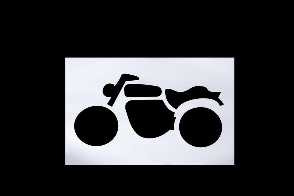 Pochoir Moto 1 - 197N