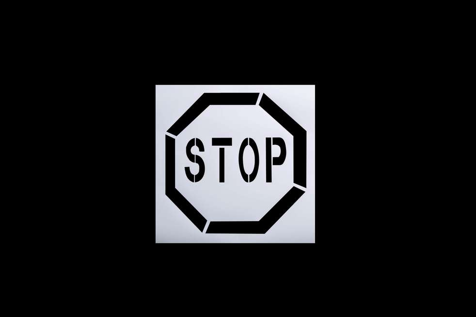 Pochoir Stop 60 cm - 174N