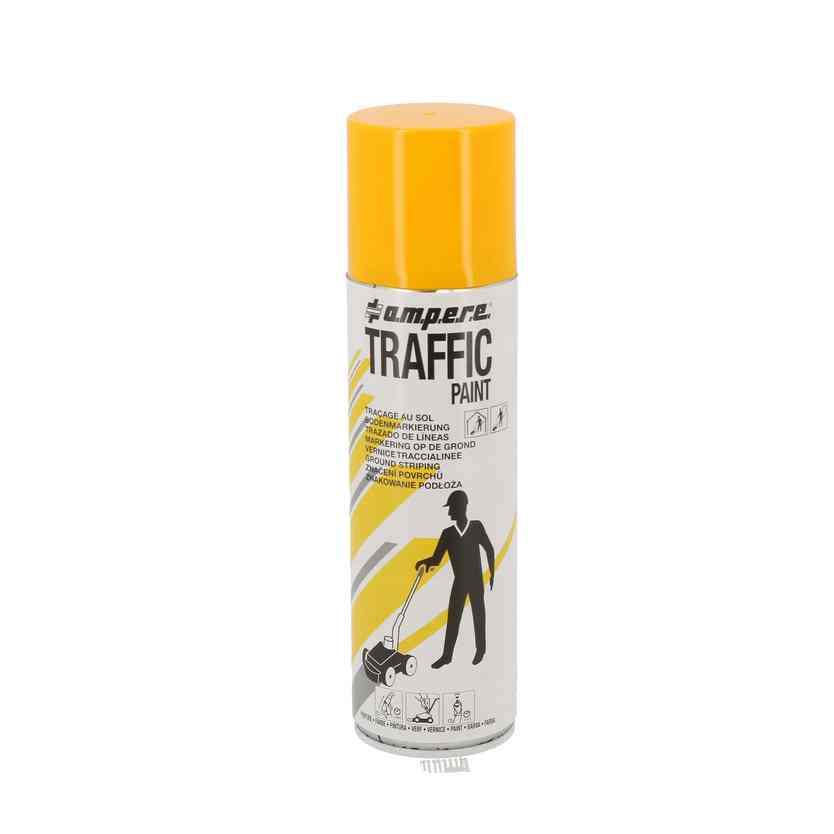 Aérosol de peinture traçage et pochoir JAUNE 500ml