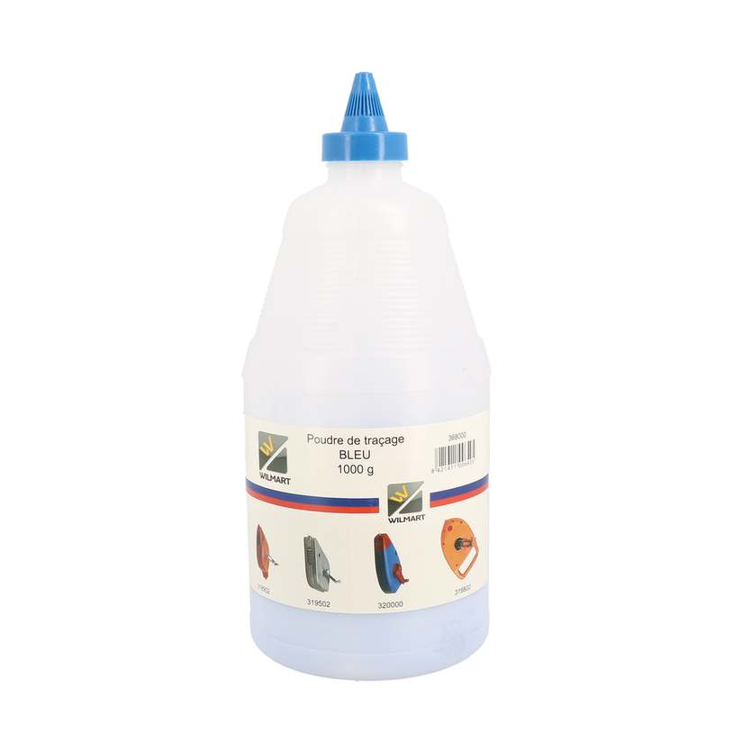 +Biberon de poudre bleu 1KG 