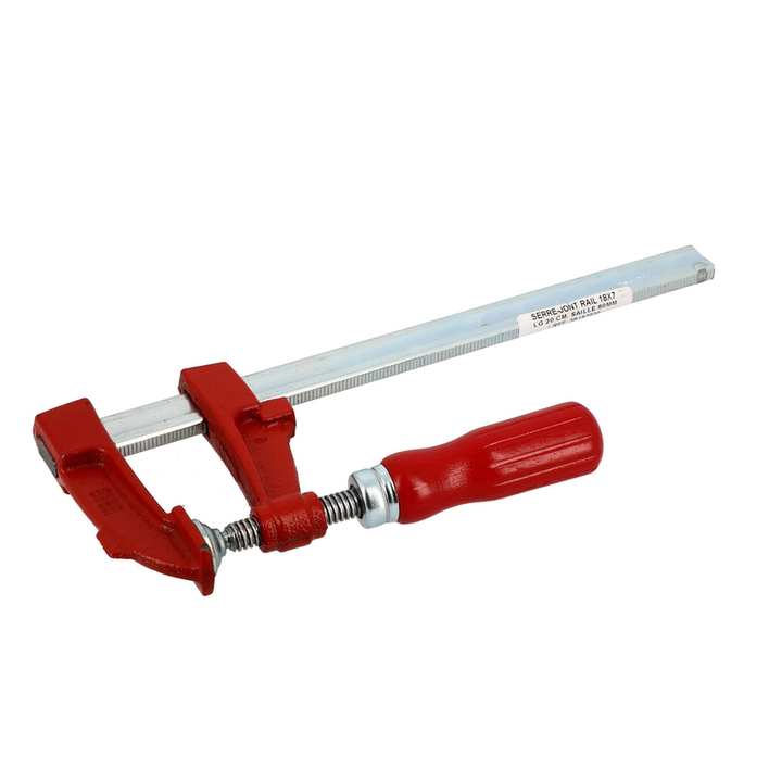 Serre Joint rail 18X7 - Lg 20cm -  saillie 60mm