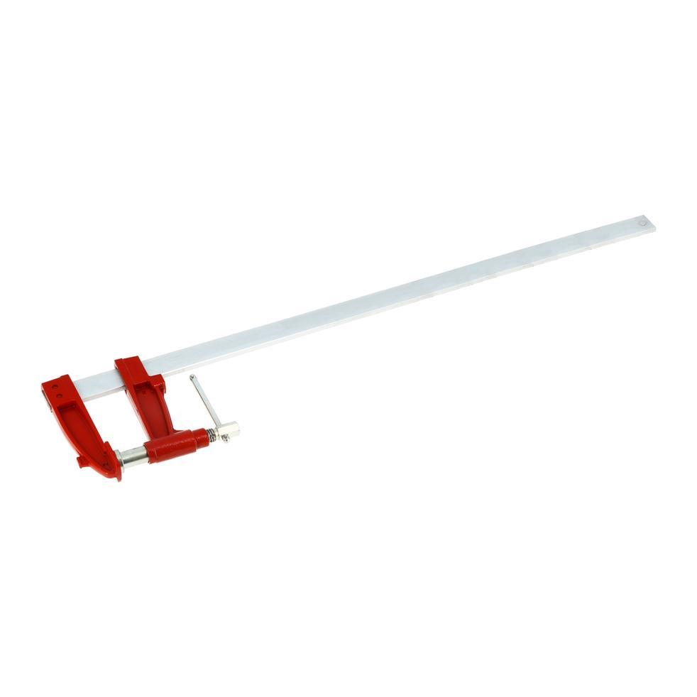 Serre joint à pompe section 40X10 saillie 140mm cap.120 cm