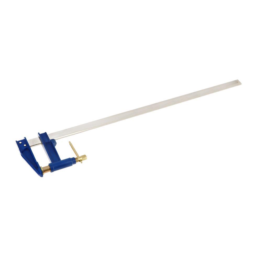 Serre joint à pompe standard saillie 130mm cap.150 cm section 40x10