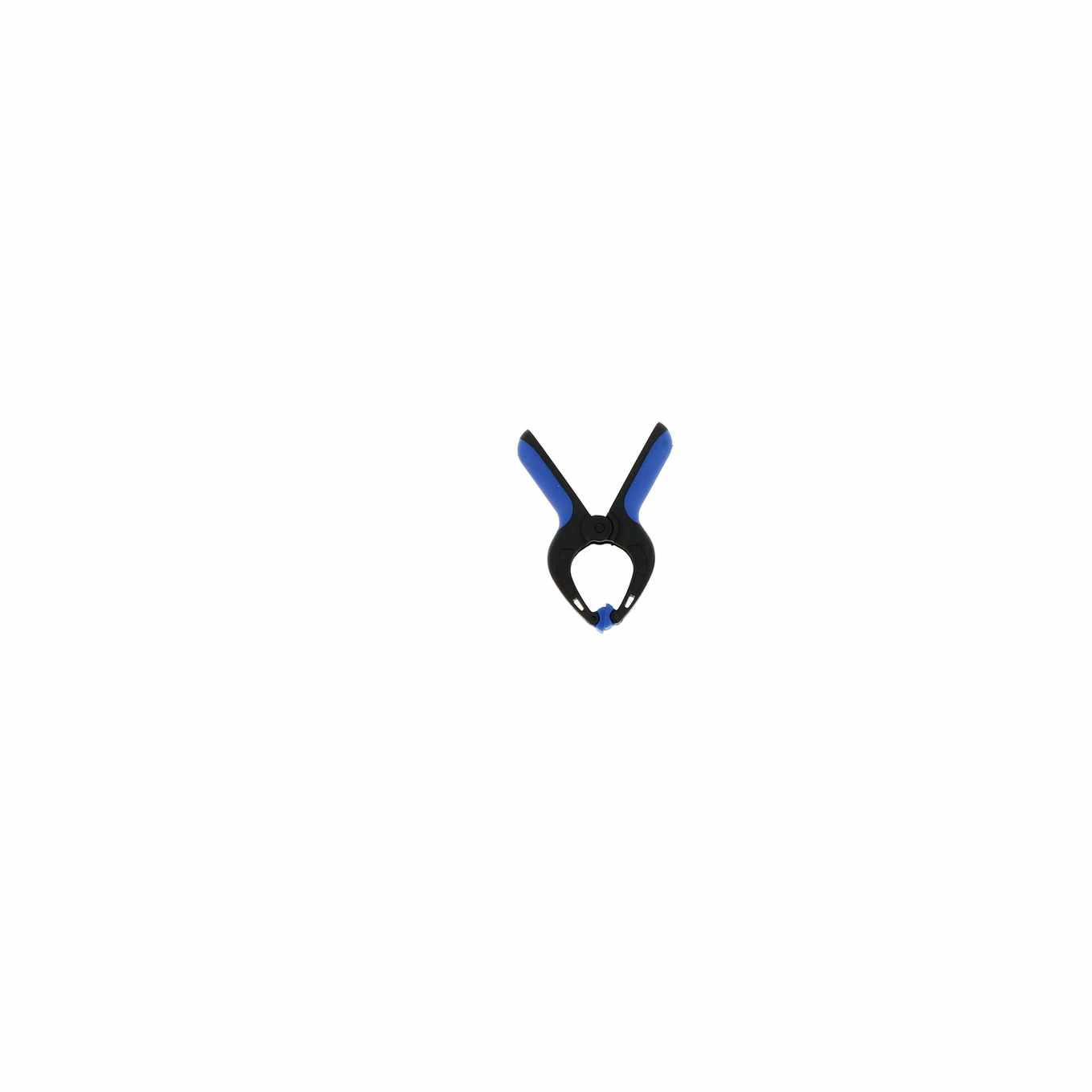 Pinces serrantes bi-matière-bicolore ouverture max 33 mm (blister x6)