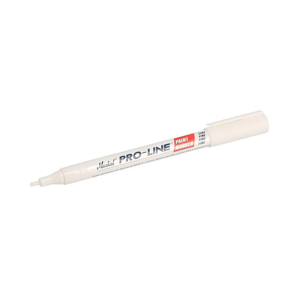Feutre à pompe - blanc - pointe ronde 2 mm - peinture indélébile