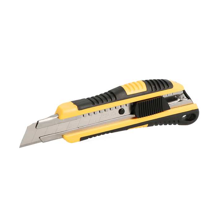 Cutter Bi-matière - lame 18 mm -guide lame acier inox - autolock 