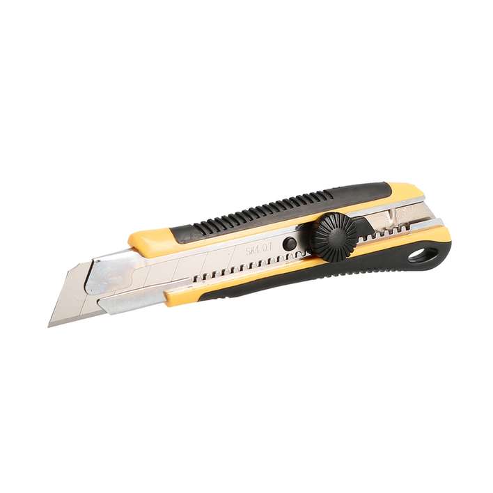 Cutter bi matière-lame 25 mm - guide lame acier inox -blocage molette