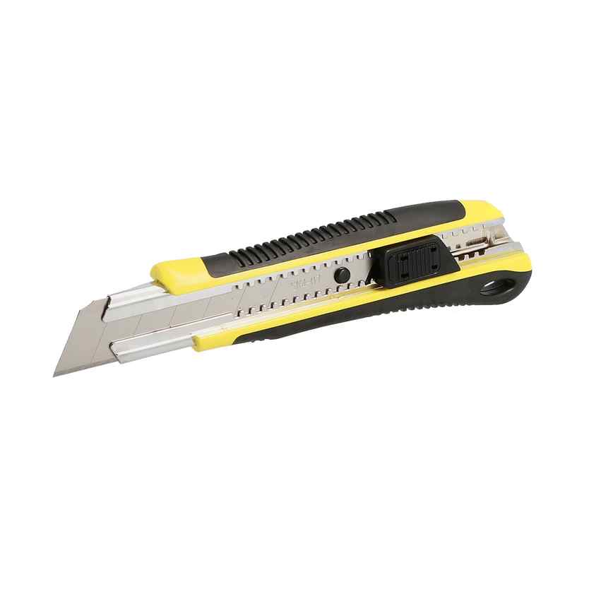 Cutter bi matière-lame 25 mm - guide lame acier inox - autolock 