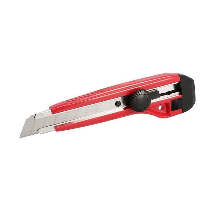 Cutter ABS lame 18 mm - guide lame inoxblocage molette 