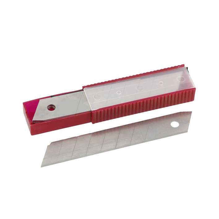 Lame 18 mm standard -cassables  - distibuteur de 10 lames 