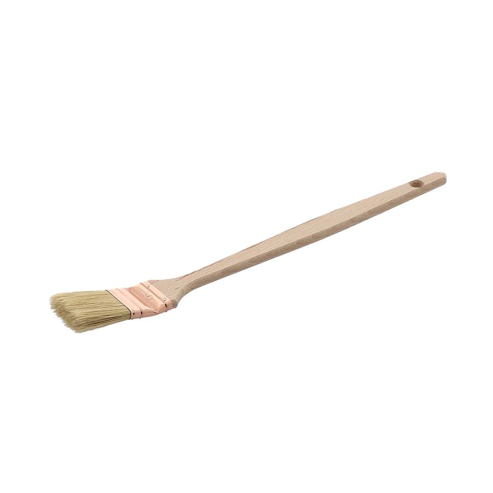 Brosse à radiateur coudée larg 40mm - sortie 50mm