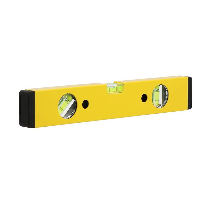 Niveau profil alu jaune 300 mm - 3 fioles