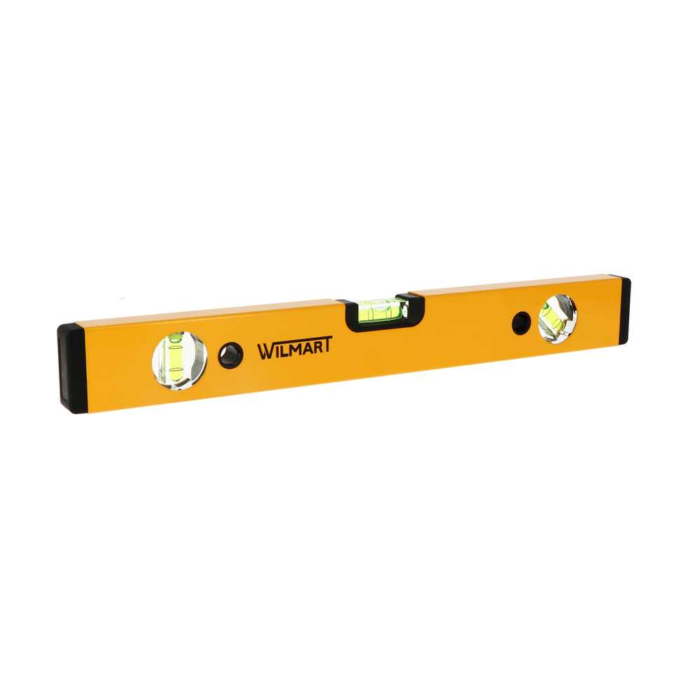 Niveau profil alu jaune 400 mm - 3 fioles