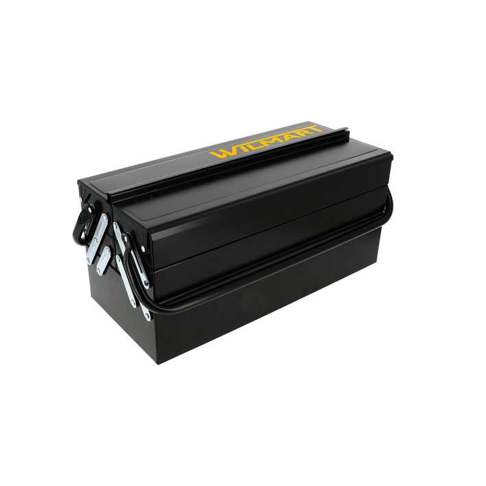Caisse à outils métal 5 compartiments 450 x 200 x 200 mm ép 0,6 mm