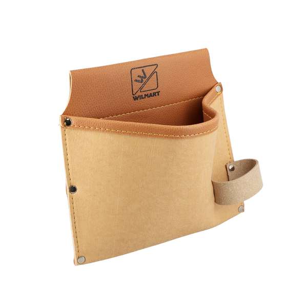Poche à clous - 1 poche - PVC enduit - 1 passant marteau - 24x22 cm 
