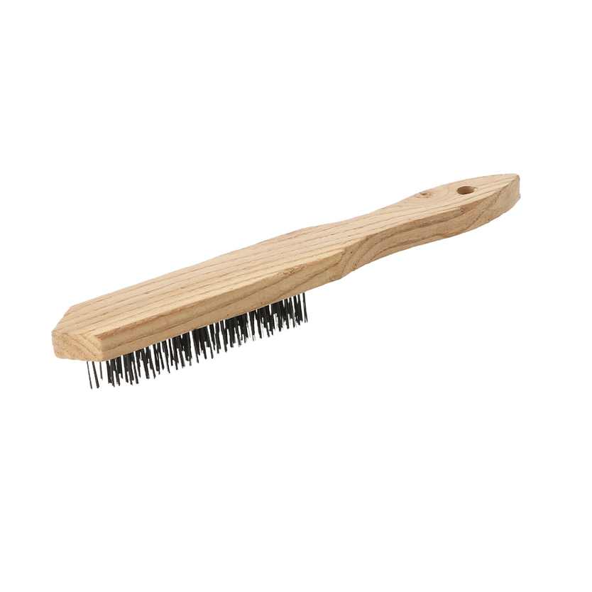 Brosse à manche - métal - acier trempé - Lg 280 mm - 5 rangs 