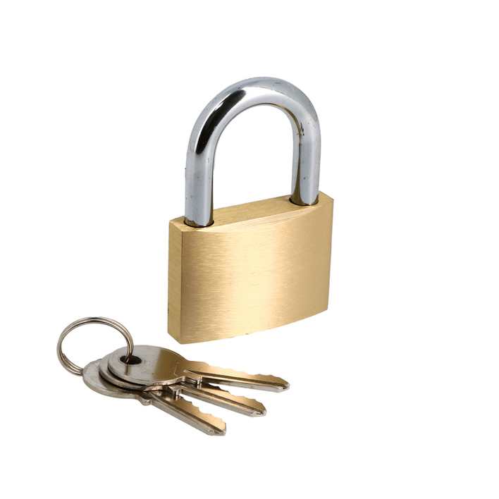 Cadenas 50mm  laiton - 2 clefs 