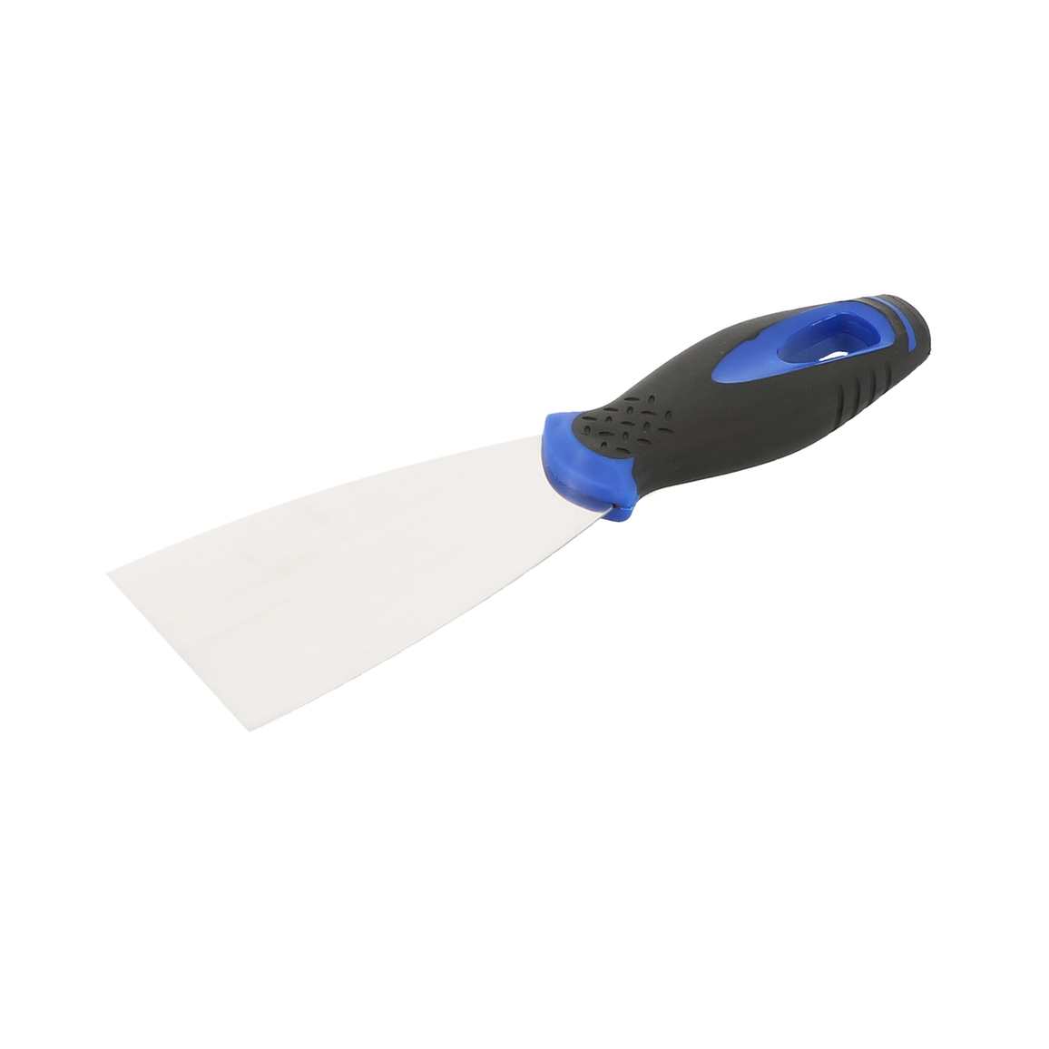 Couteau Américain lame galbée inox 60mm=- manche bi matière 