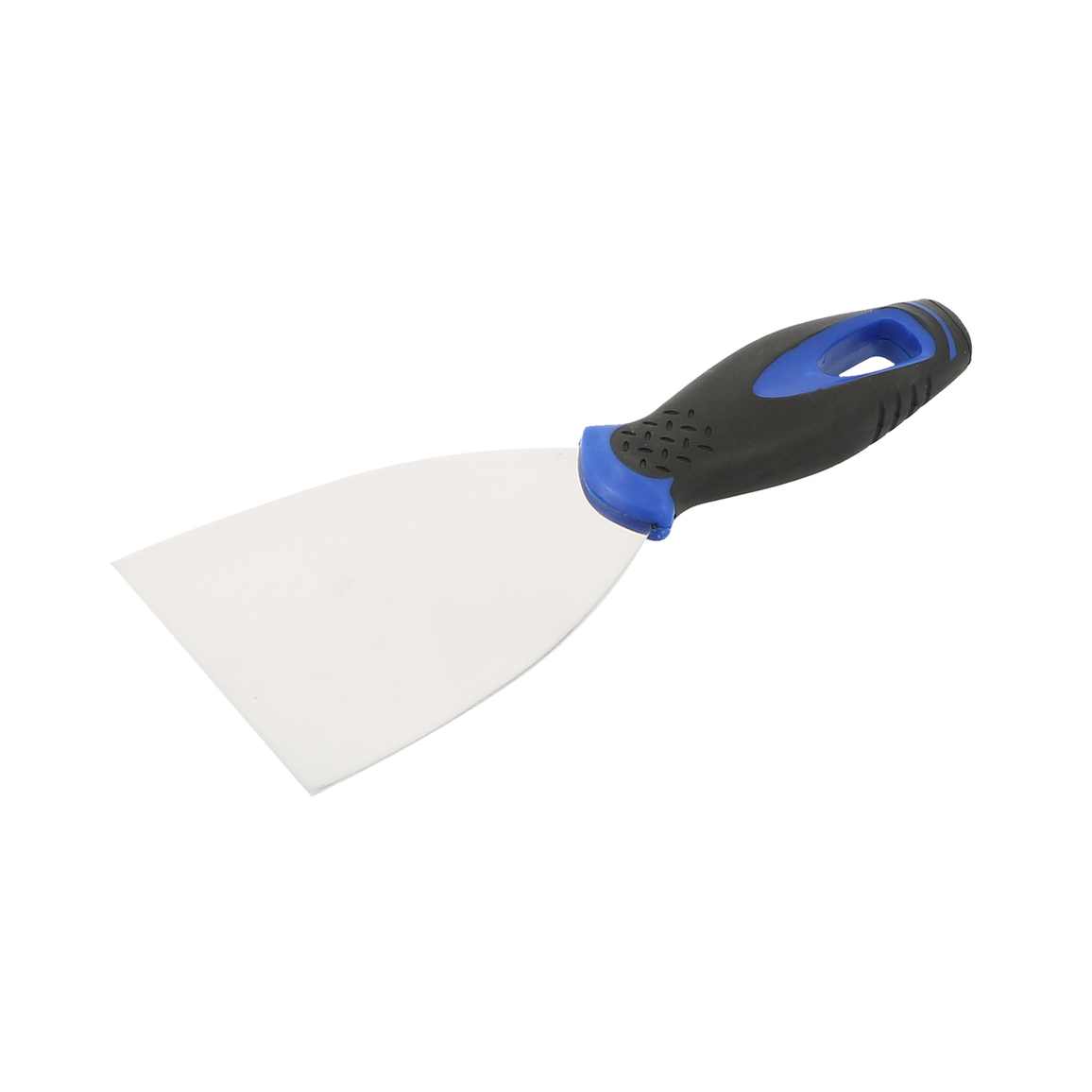 Couteau Américain lame galbée inox 80mm=- manche bi matière 